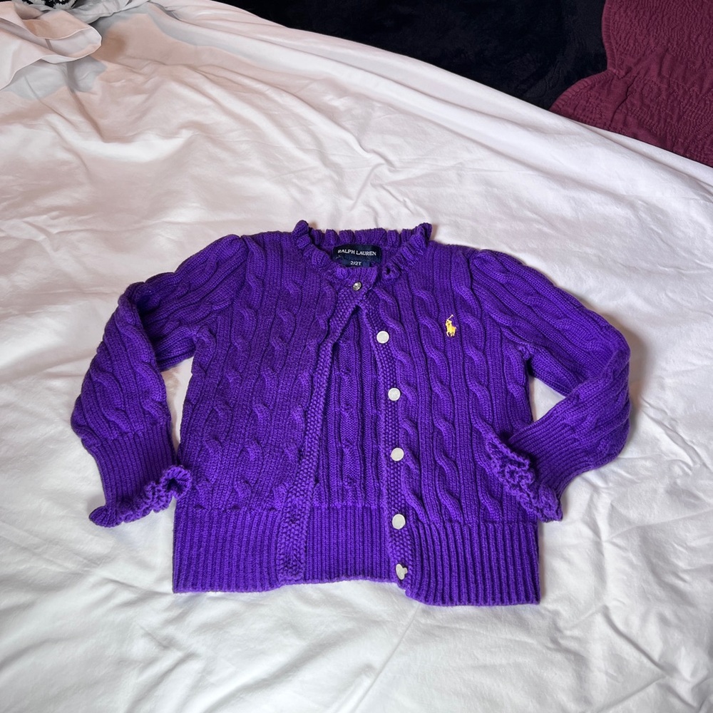 Ralph Lauren Violet Knit Sweater